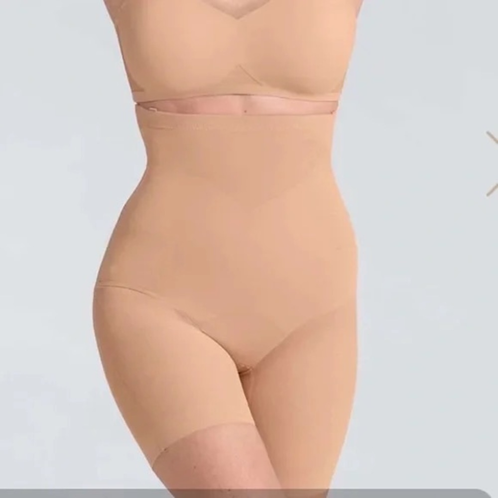 Honeylove Super Power Shorts Shapewear NWT Nude Sand No Straps Plus Size
